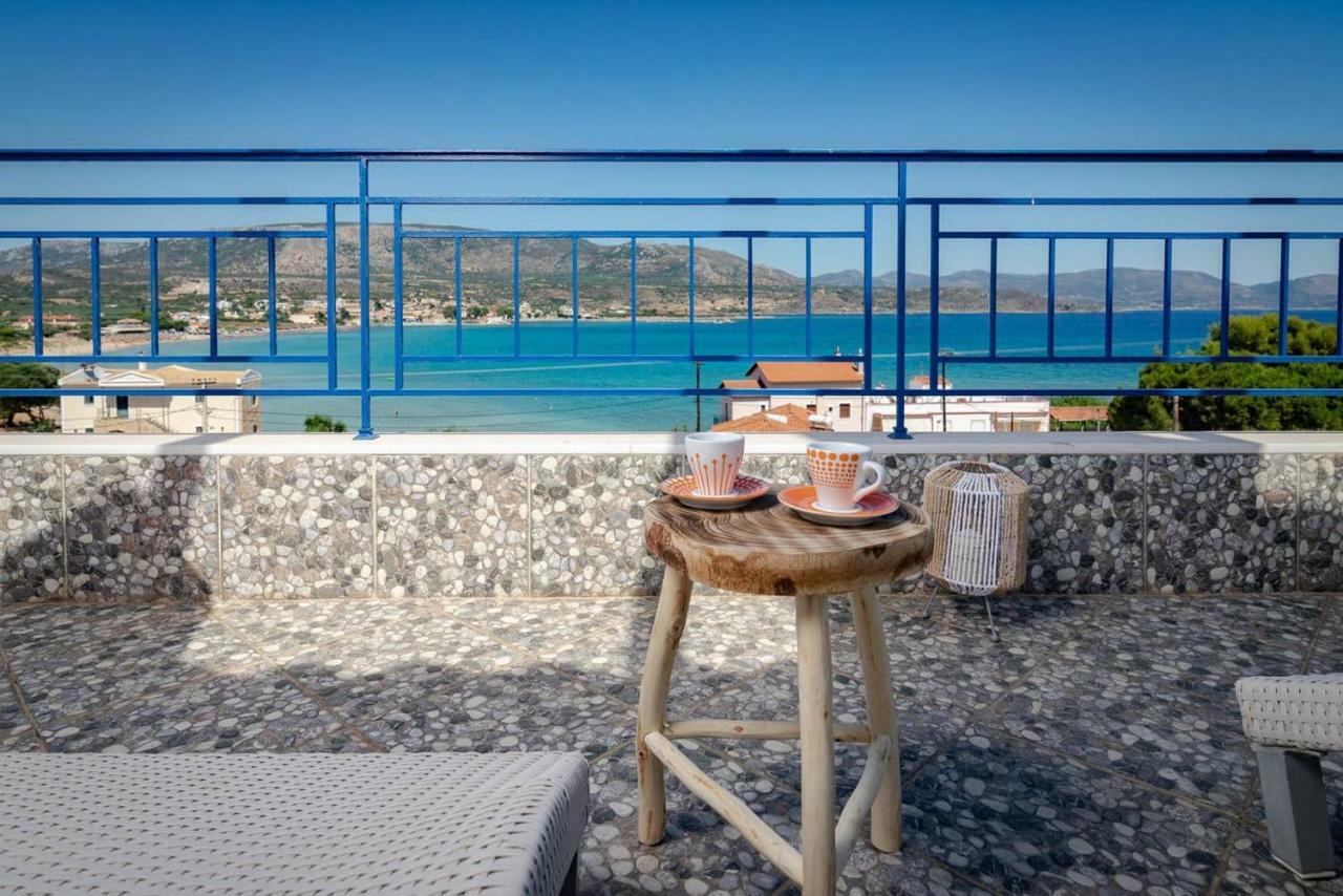 Seaview Flat Steps To The Beach Karavostasi  Экстерьер фото