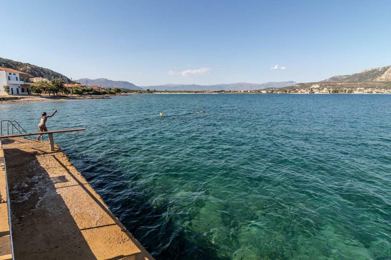Seaview Flat Steps To The Beach Karavostasi  Экстерьер фото